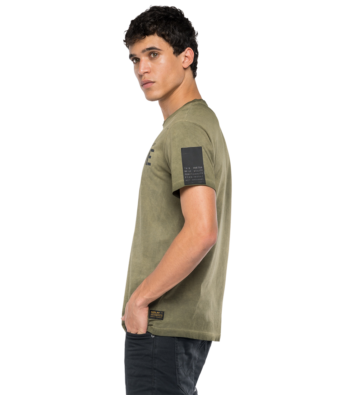 ガーメントダイコットンジャージーARMY Tシャツ 詳細画像 アーミーグリーン 3